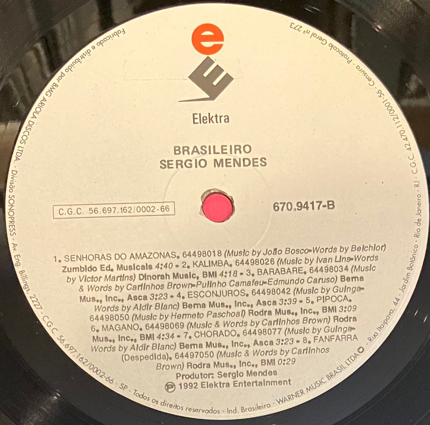 Sergio Mendes - Brasileiro [LP][Elektra] (USED)