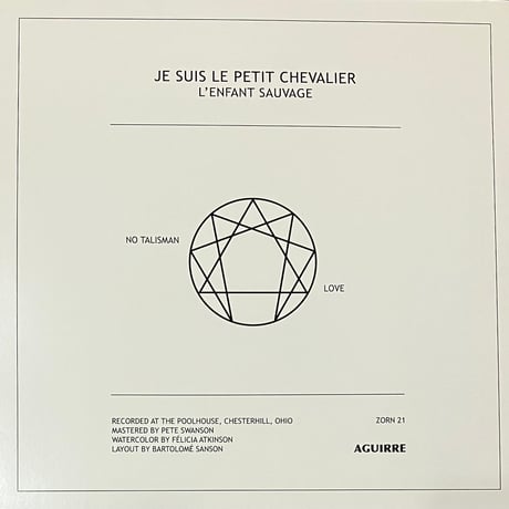Je Suis Le Petit Chevalier - L'Enfant Sauvage [LP][Aguirre Records] (USED)