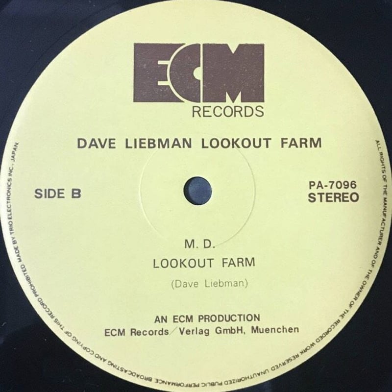 【ジャズ】Dave Liebman / Lookout Farm Dave Liebman – Lookout Farm | Releases | Discogs