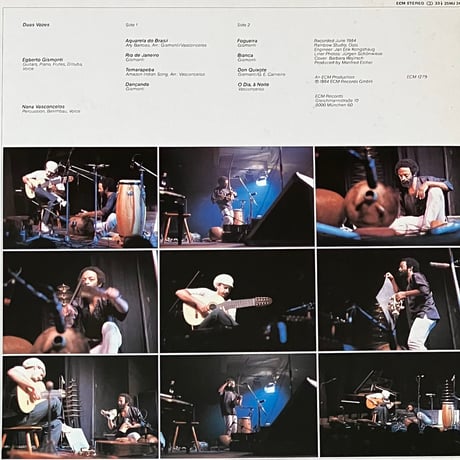 Egberto Gismonti / Nana Vasconcelos - Duas Vozes [LP][Japan] (USED)