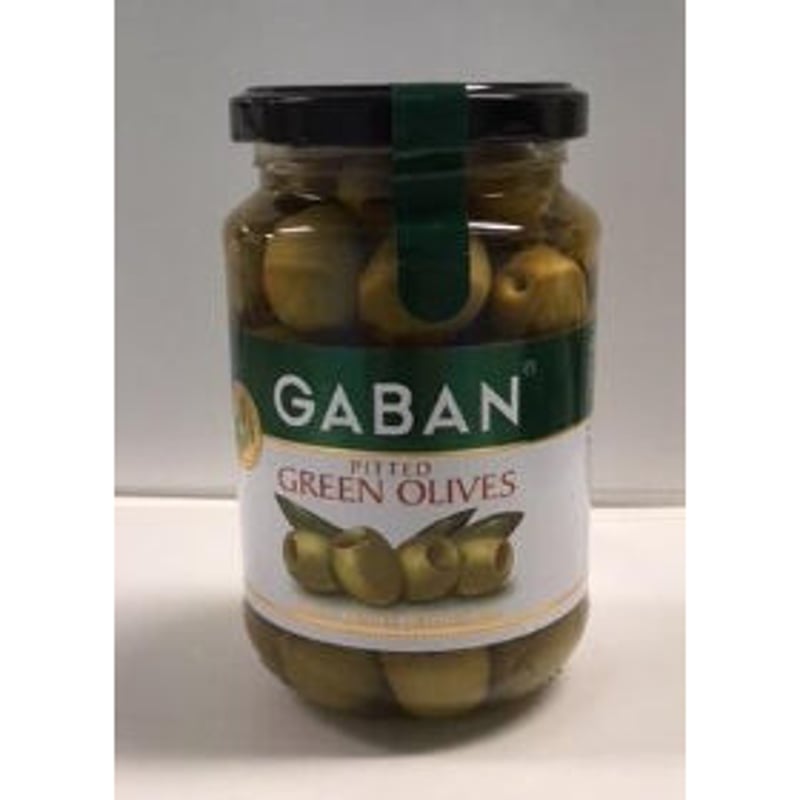 GABAN グリーンオリーブ 種抜き 155g瓶 | MCフーズ オンライン