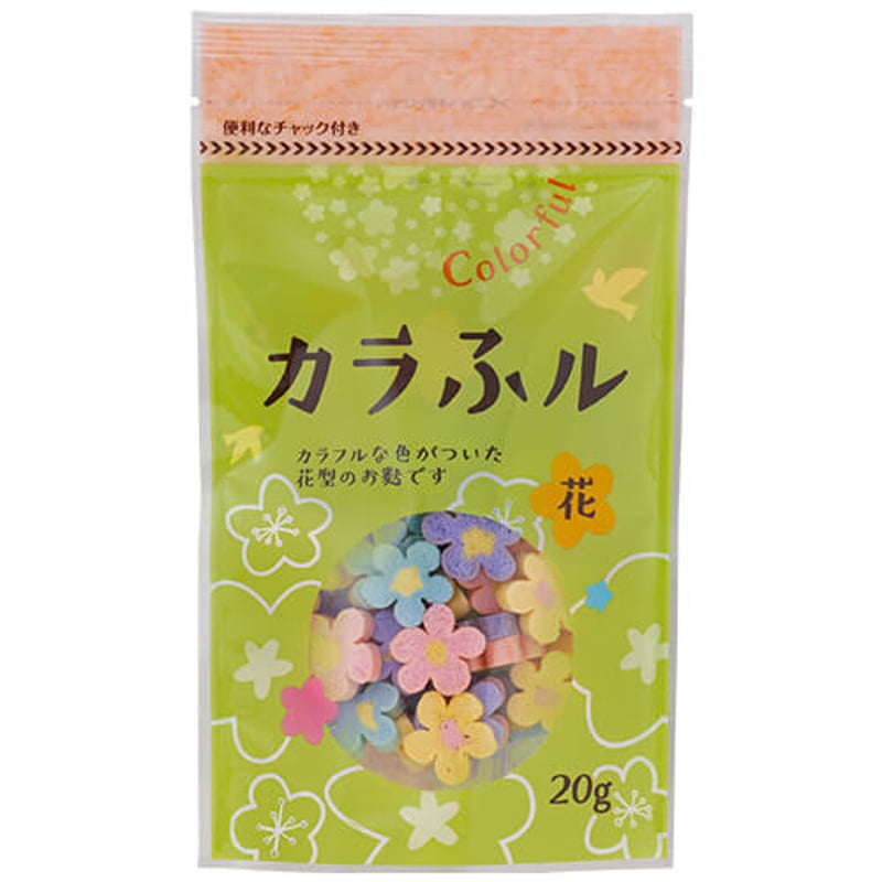 特価 カラフルお花C 10枚＋1枚 常陸屋 カラふル 花 20g | MCフーズ オンラインショップ