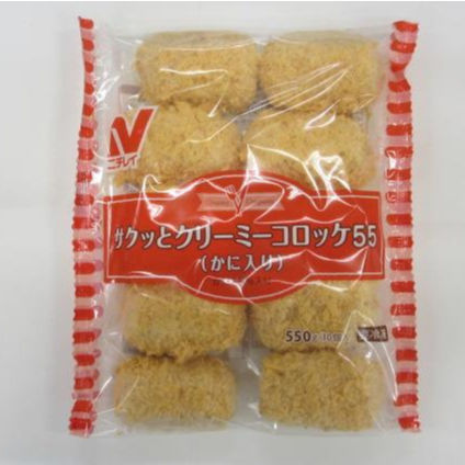 ニチレイ サクッとクリーミーコロッケ55かに入り 55g×10個 | MC
