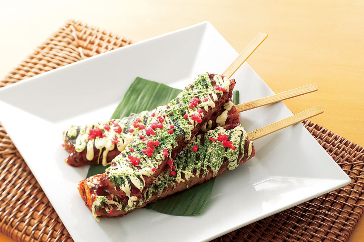 マルハニチロ お好み焼き串 450g（5本入） | MCフーズ オンライン