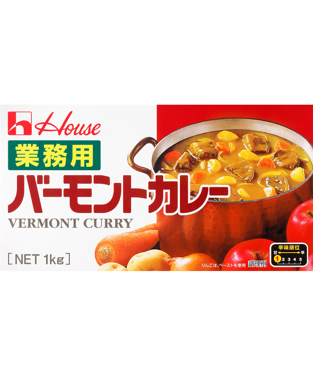 ハウス 業務用バーモントカレー 1kg | MCフーズ オンラインショップ