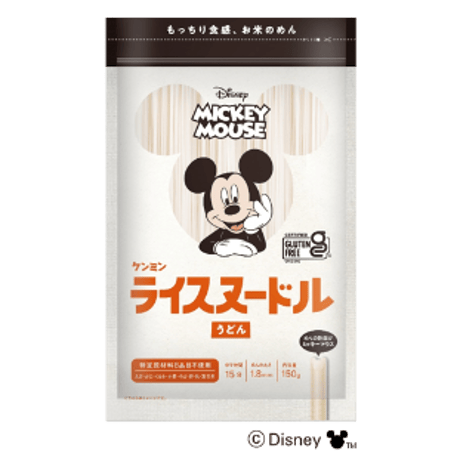 ケンミン食品　ミッキーマウス　ライスヌードル　うどん　150ｇ