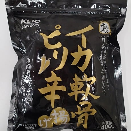 ケーオー産業　イカ軟骨ピリ辛揚げ　400g