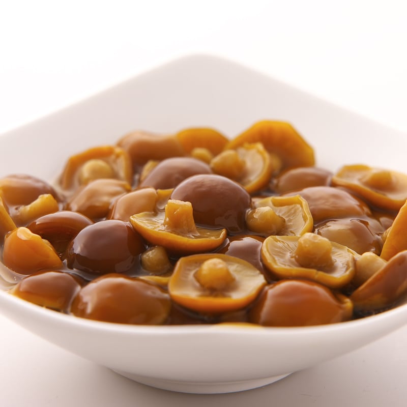 天狗缶詰 なめこ（ひらき） 4号缶 | MCフーズ オンラインショップ