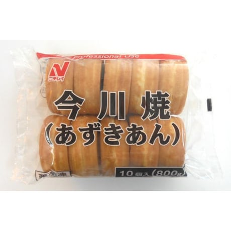 ニチレイ　ＦＱ今川焼（あずきあん）　80g×10個