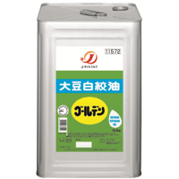 Ｊオイルミルズ　大豆白絞油ゴールデン　16.5kg缶