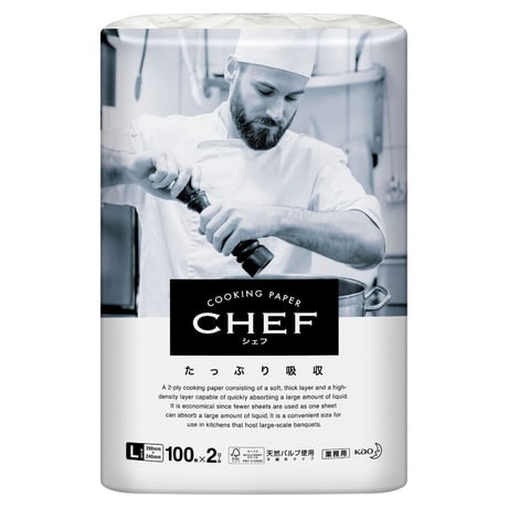 花王　ＣＨＥＦたっぷり吸収　Ｌサイズ　200枚