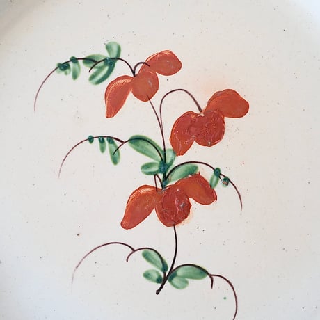 Faïence fine FORGE-LES-EAUX 丸平皿