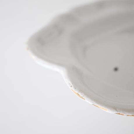 白釉 オーヴァル大皿(T) w44cm