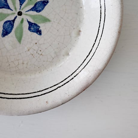 Cul noir お花模様の深皿 Φ20.5cm
