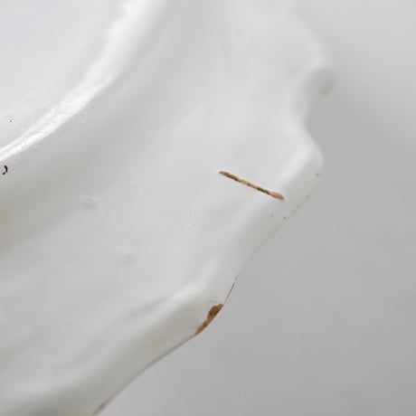 白釉 オーヴァル大皿(R) w42.5cm