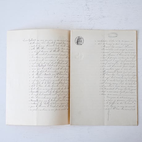 1919年の古い証書(E)