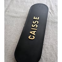 1920年代 Pharmacy-薬局の古い看板(CAISSE)