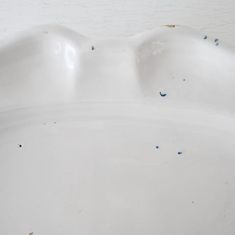 白釉 オーヴァル大皿(R) w42.5cm