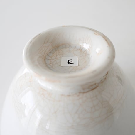 窯元不明 白い"厚手"ボウル(E) Φ12.5cm