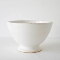 ベルギー BOCH 白い"厚手"ボウル(F) Φ15cm