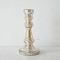 メルキュールガラスの燭台:A (高さ18.5cm)