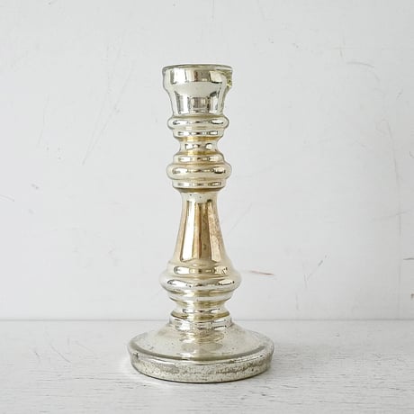 メルキュールガラスの燭台:A (高さ18.5cm)
