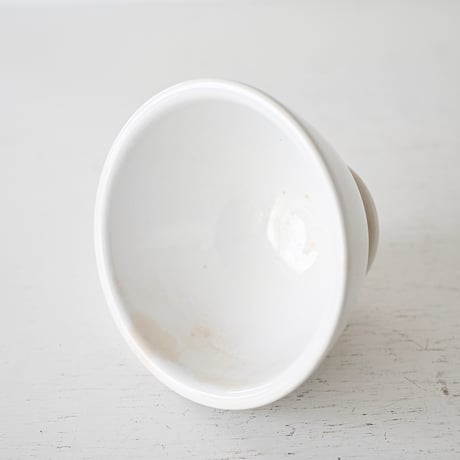 窯元不明 白い"厚手"ボウル(E) Φ12.5cm