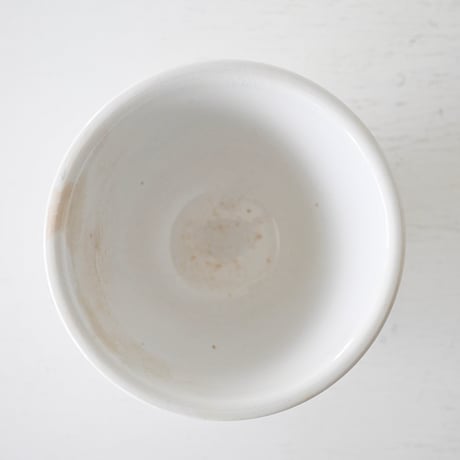 窯元不明 白い"厚手"ボウル(E) Φ12.5cm