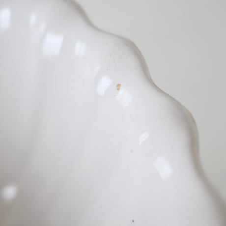 白釉 花輪皿(サラディエ) Φ29.5cm