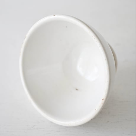 ベルギー BOCH 白い"厚手"ボウル(F) Φ15cm