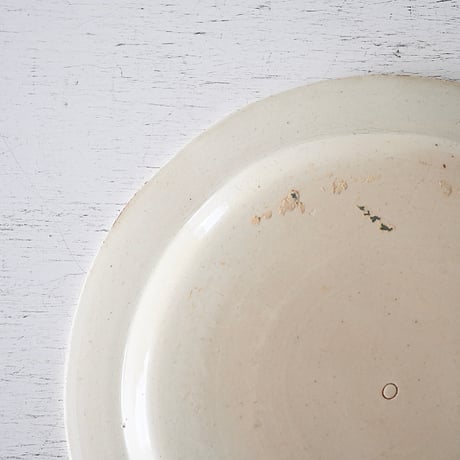 Faïence fine FORGE-LES-EAUX 丸平皿