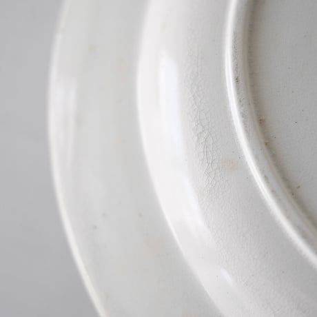 ベルギー J.B.Cappellemans 青&緑花平皿(A) Φ24cm