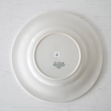 Creil et Montereau デセール皿(C) Φ19.5cm