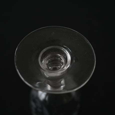 グラヴィール入りワイングラス:花