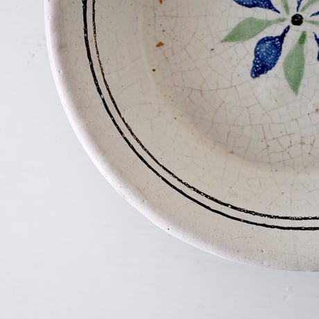 Cul noir お花模様の深皿 Φ20.5cm