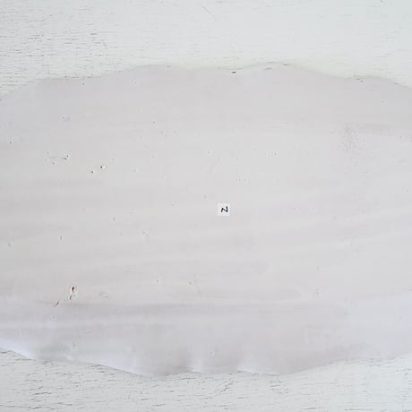 白釉 ポワソン皿(特大 角型) w68.5cm