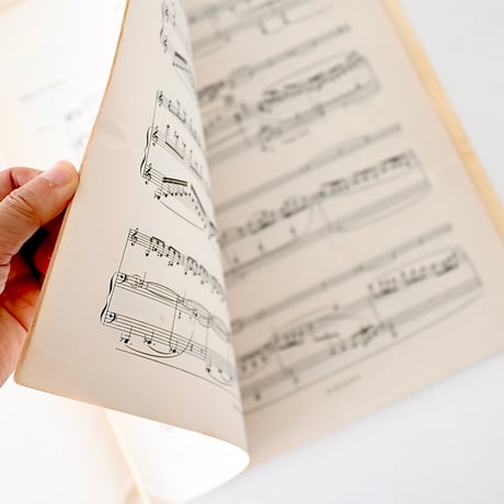 1927年 MAURICE RAVEL "SONATE" 楽譜