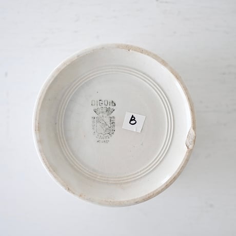 Sarreguemines 円筒型コンフィポット(B) Φ11cm