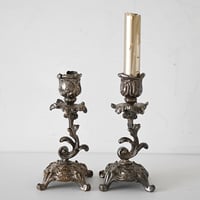 1800年代中期-後期 真鍮製の燭台(ペア)1