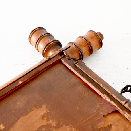 Miroir en Bois Style Bambo バンブーミラー(大)