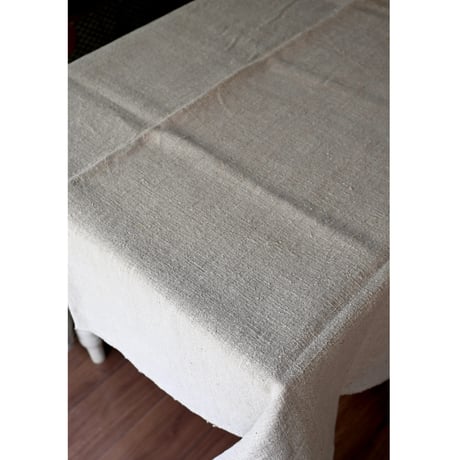 古手の厚手大判リネンクロス (185cm×230cm)