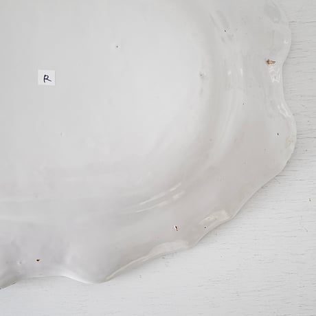白釉 オーヴァル大皿(R) w42.5cm