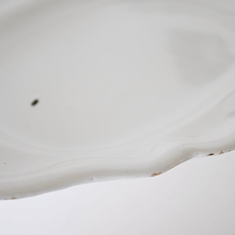 白釉 オーヴァル大皿(T) w44cm