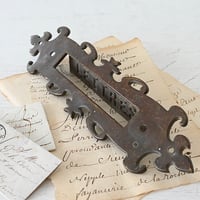 ベルギー製アイアンレタースロット