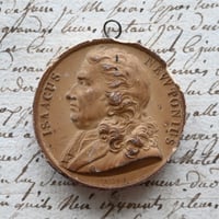 Médaille en Plâtre 石膏メダル no.5 ISAACUS NEWTONIUS