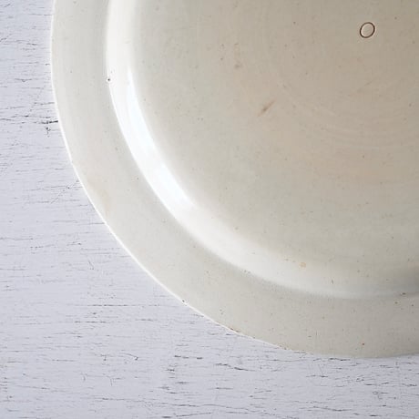 Faïence fine FORGE-LES-EAUX 丸平皿