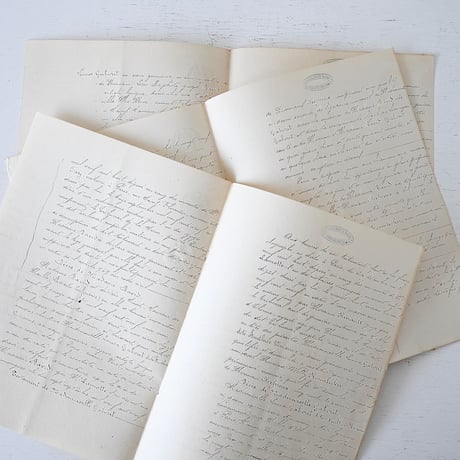 1919年の古い証書(E)