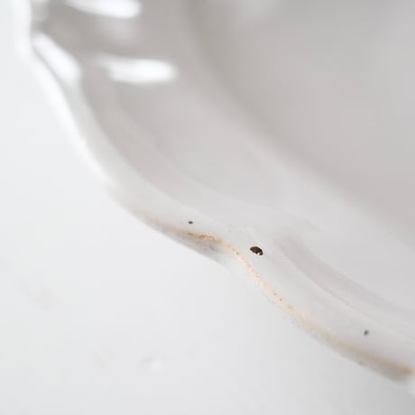 白釉 オーヴァル大皿(P) w41cm