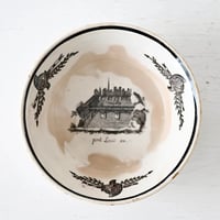 Faïence fine Montereau グリザイユの小皿(B)