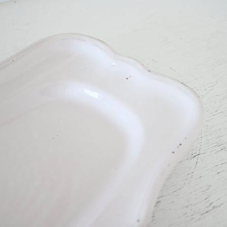 白釉 ポワソン皿(特大 角型) w68.5cm